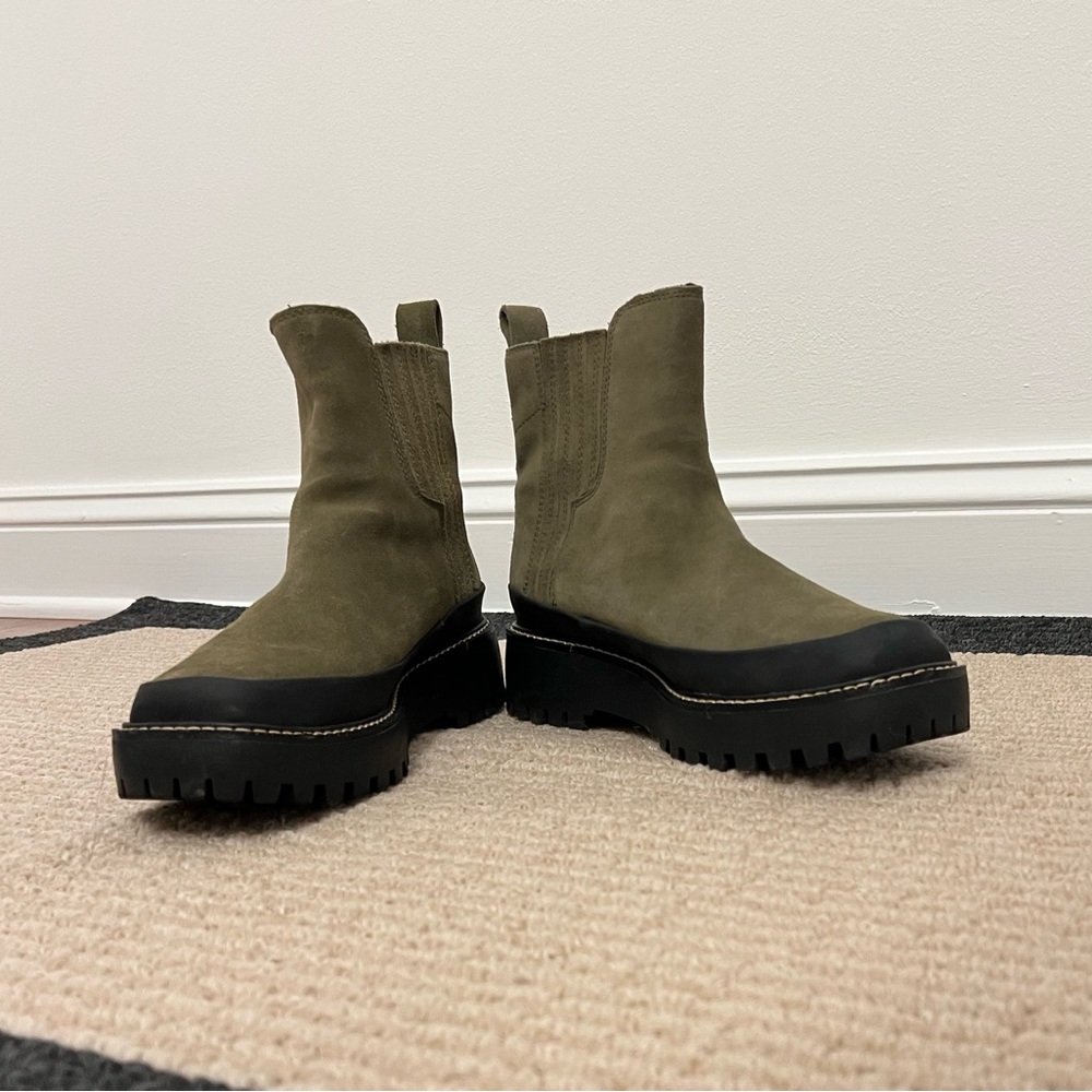 Caslon- Seude Water Resistant Bootie with Lug Soles 🥾 💦